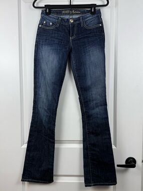 Guess by Marciano Women's Dark Blue Flared Jeans